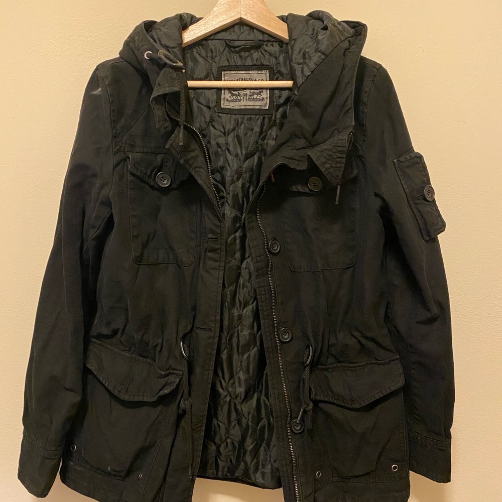 Levi’s Black Utility style Coat